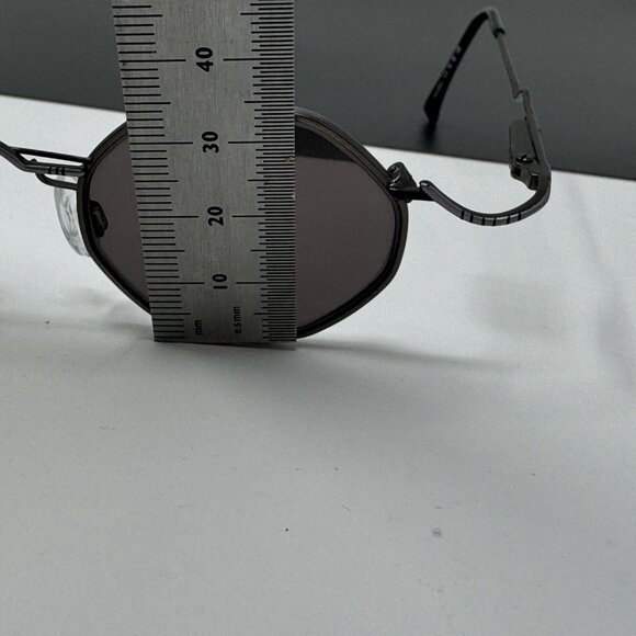 Jonathan Cate Eyeglasses Frames Mayaman 39 [] 28 Gray W Black Stripes Geometric - Picture 11 of 16